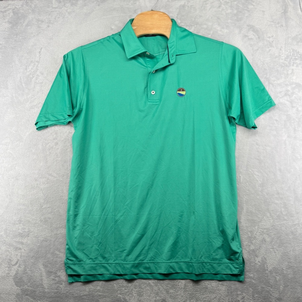 FootJoy Performance‎ Golf Polo Shirt Club Logo Green Men's Size L